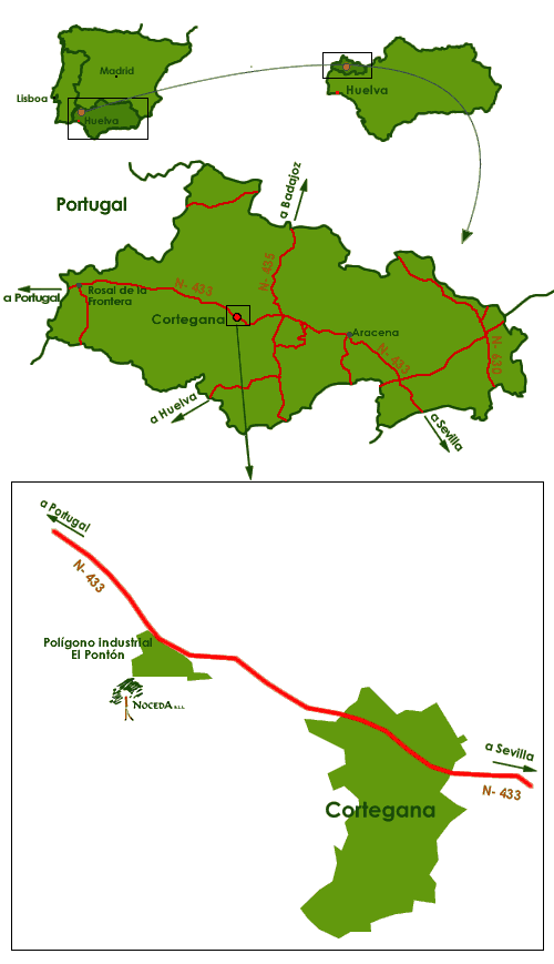 Mapa de Dónde estamos